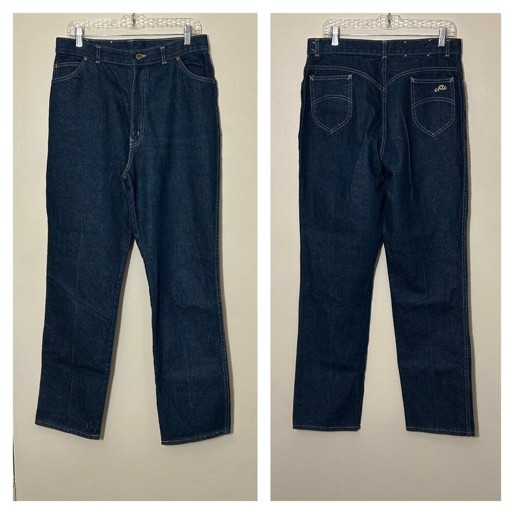 Vintage Chic Jeans Womens Size 18 Regular Length High Waisted Mom USA Made 3002